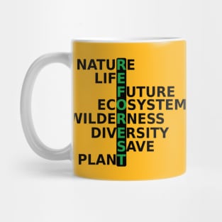 reforestation, reforest is the future for mother earth Mug